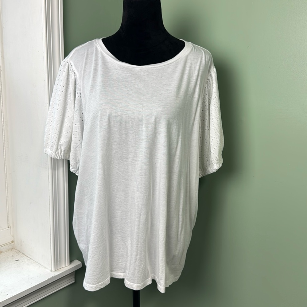 Michael Kors white top 3X